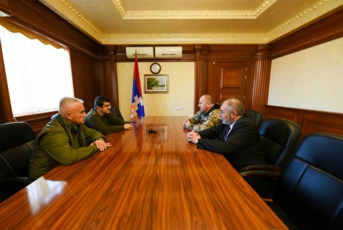 President of Artsakh receives head of Volunteers Union of Crimea