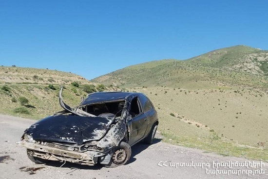 Նարեկ գյուղում՝ «Յապայի ձոր» կոչվող տարածքի մոտակայքում, «Opel Corsa» մակնիշի ավտոմեքենան դուրս է եկել ճանապարհի երթևեկելի հատվածից և կողաշրջվել, ինչի հետևանքով վարորդը տեղում մահացել է